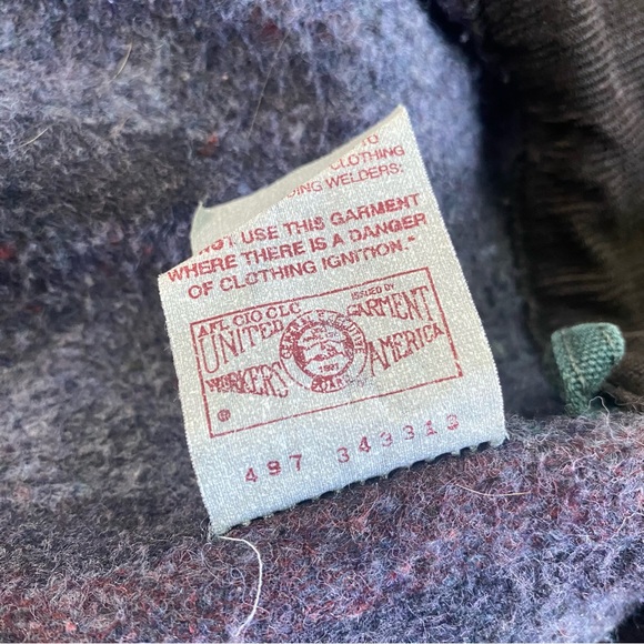 Vtg 90s Carhartt CB1043 Detroit Jacket Chore Coat Blanket Lined Distressed M - Picture 14 of 16